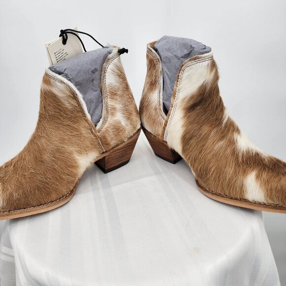 MYRA BAG Sunset Bloom Hair On Shortie Split Cowboy Boots 6-10 NWT - Picture 8 of 11